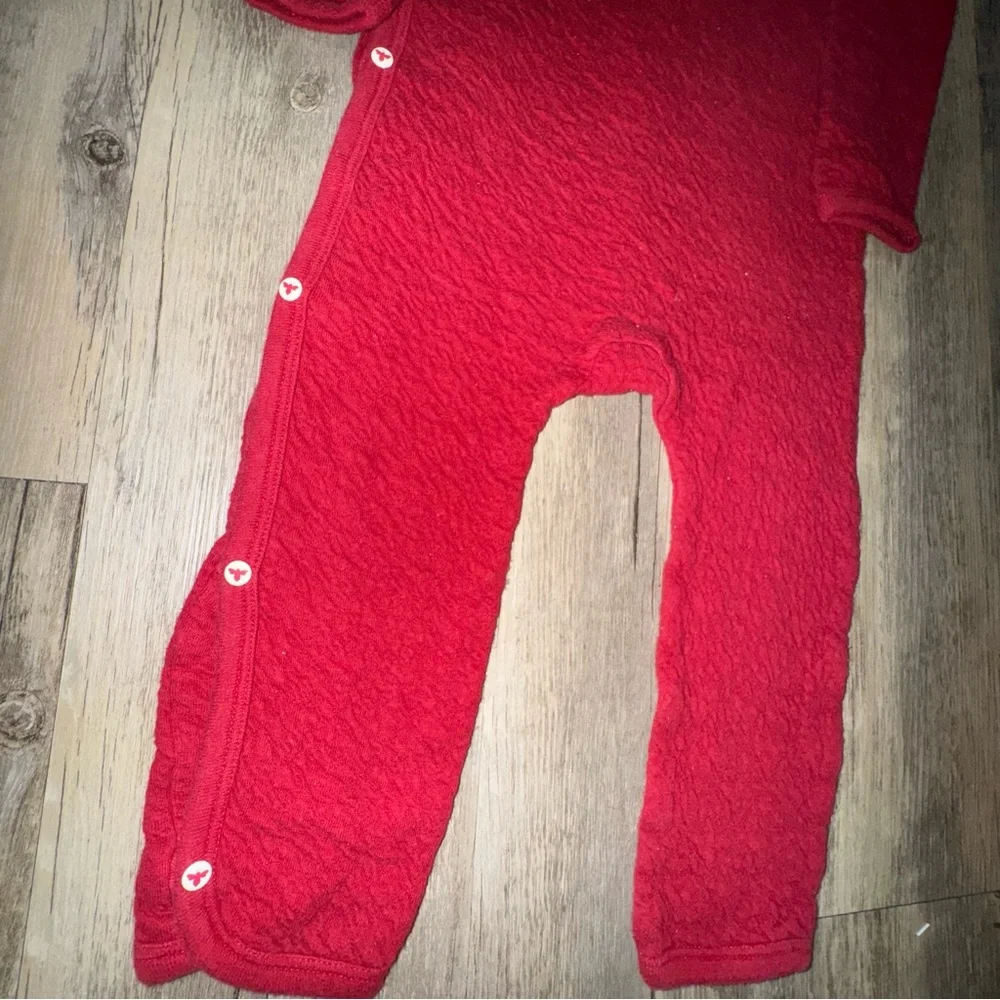 Burt's Bees Baby Vibrant Red Jumpsuit